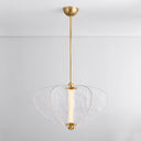 Vintage Brass Freya Chandelier 30.5" by Corbett Lighting, view 6