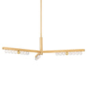 Vintage Brass Annecy Chandelier 50.5" by Corbett Lighting