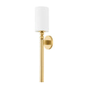Aged Brass Lakeport Wall Sconce 4.75" by Hudson Valley
