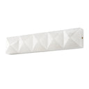 Vintage Brass Gypsum Wall Sconce 5" x 24" by Corbett Lighting
