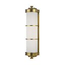 Aged Brass Albany Wall Sconce 4.75" x 19.5" by Hudson Valley
