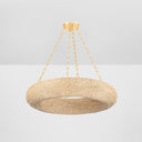 Vintage Gold Leaf Lure Chandelier 36" by Corbett Lighting
