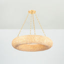 Vintage Gold Leaf Lure Chandelier 36" by Corbett Lighting, view 2