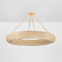 Vintage Gold Leaf Lure Chandelier 50" by Corbett Lighting