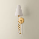 Vintage Gold Leaf Pine Hills Wall Sconce 6.25" by Hudson Valley, view 4