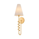 Vintage Gold Leaf Pine Hills Wall Sconce 6.25" by Hudson Valley