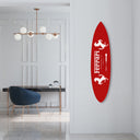 Cavalleria Rossa Road Sign Surfboard