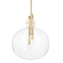 Aged Brass Hempstead Pendant 18.25" by Hudson Valley
