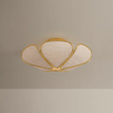 Vintage Gold Leaf Bayville Semi Flush 20" by Hudson Valley, view 2