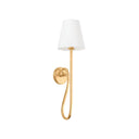 Vintage Gold Leaf Elmhurst Wall Sconce 7.5" by Hudson Valley