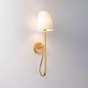 Vintage Gold Leaf Elmhurst Wall Sconce 7.5" by Hudson Valley, view 3