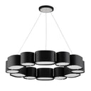Soft White Opal Chandelier 50" by Corbett Lighting, view 2
