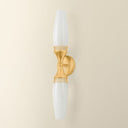 Vintage Gold Leaf Pennebrook Wall Sconce 4.75" by Hudson Valley, view 2