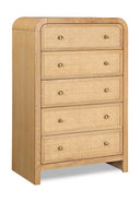 Siena Ash Wood And Natural Cane Chest - Natural