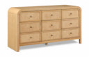 Siena Ash Wood And Natural Cane Dresser - Natural