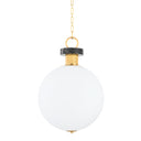 Vintage Brass Haru Pendant 18" by Corbett Lighting