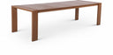 Maui 108" Aluminum Outdoor Patio Dining Table - Natural