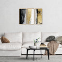 Envision and Elevate Gold Triptych