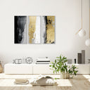 Envision and Elevate Gold Triptych