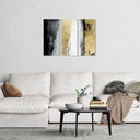 Envision and Elevate Gold Triptych
