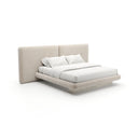 Overlap Uph 2 Panel  Kg Bed Ivory