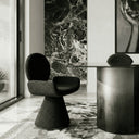 neptune - contemporary fabric dining chair