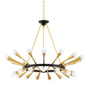 Vintage Polished Brass Aries Chandelier 38" by Corbett Lighting