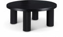 Hayden Solid Wood And Oak Veneer Coffee Table - Black