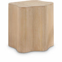 Zaire Solid Wood And Veneer End / Side Table - Natural