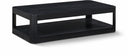 Reeves Solid Wood And Veneer Coffee Table - Black
