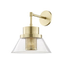 Aged Brass Paoli Wall Sconce 12" by Hudson Valley