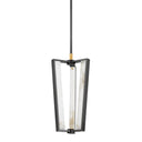 Aged Brass and Distressed Bronze Edgemere Pendant 11" x 22.5" by Hudson Valley