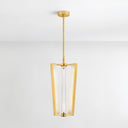 Aged Brass Edgemere Pendant 11" x 22.5" by Hudson Valley, view 3