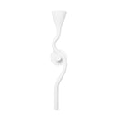 Gesso White Anastasia Wall Sconce 4.75" by Corbett Lighting