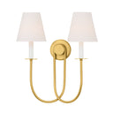 Aged Brass Midtown Wall Sconce 17.5" by Hudson Valley