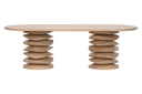 Tor 94" Dining Table Pale Natural