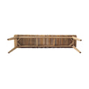 Alton Outdoor Dining Bench, view 5