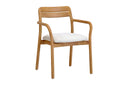 Nora Dining Arm Chair Natural, view 3