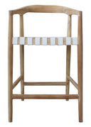 Eijnar Counter Stool White Leather, view 2