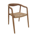 Saben Rattan Outdoor Dining Arm Chair, view 3