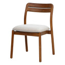 Nora Dining Side Chair Medium Brown