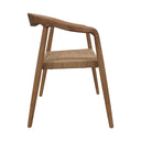 Saben Rattan Outdoor Dining Arm Chair, view 4