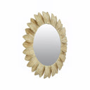 Petals Round Sisal Mirror, view 2
