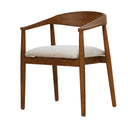 Arcus Dining Arm Chair Medium Brown