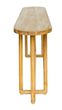 Ovaline Console Table Natural, view 3