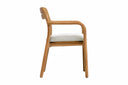 Nora Dining Arm Chair Natural, view 4