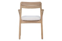 Nora Dining Arm Chair Pale Natural, view 5