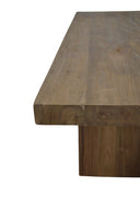 Lars 75" Outdoor Coffee Table Natural, view 6