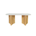Curve Console Table Natural, view 2