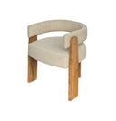 Curve Dining Chair Teak, view 3